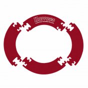 Dartboard Surrounds Rojo Puzzle Harrows Darts - 1