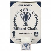 Tiza Billar Silver Cup Blanca 12 unid - 1
