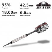 Dardos Viper Darts Sinister 95% 18gr - 3