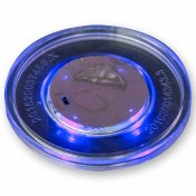 Disco Mesa Aire Led Azul 65mm