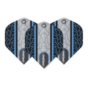 Plumas Winmau Darts Standard Prism Alpha Black Blue - 3