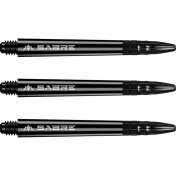 Cañas Mission Darts Sabre Polycarbonate Negra Negra Larga 48mm - 2