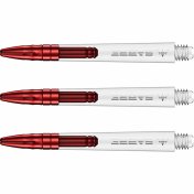 Cañas Mission Darts Sabre Polycarbonate Roja Transparente Intermedia 41mm - 3