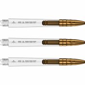 Cañas Mission Darts Sabre Polycarbonate Dorada Transparente Larga 48mm - 3