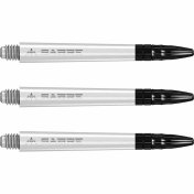 Cañas Mission Darts Sabre Polycarbonate Blanco Negro Larga 48mm - 2