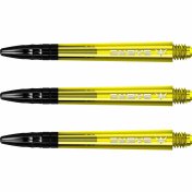 Cañas Mission Darts Sabre Polycarbonate Amarillo Negro Larga 48mm - 3