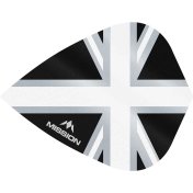 Plumas Mission Darts Kite Alliance Union Jack Negro Blanco - 3