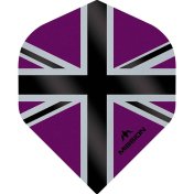 Plumas Mission Darts No2 Std Alliance-X Union Jack Negro Morado - 1