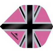 Plumas Mission Darts No2 Std Alliance-X Union Jack Negro Rosa - 2