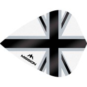 Plumas Mission Darts Kite Alliance-X Union Jack Negro Blanco - 2