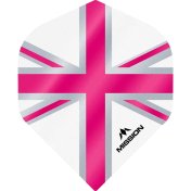 Plumas Mission Darts No2 Std Alliance Union Jack Blanco Rosa