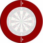 Dartboard Surrounds Logo Mission Darts Rojo - 3