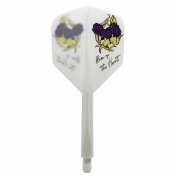 Plumas Condor Axe Rose of the heard Shape White L 33.5m 3 Uds.  - 3