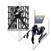 Plumas Winmau Darts Rhino Standard Rock Legends Thin Lizzy Blanca - 2