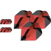 Plumas Target Tag Black Red (3 Sets) No2 - 1