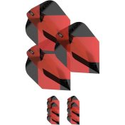 Plumas Target Tag Black Red (3 Sets) No6 - 2