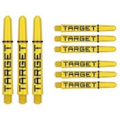 Cañas  Target Pro Grip Tag Shaft Med 3 sets Black Yellow (48mm) - 1