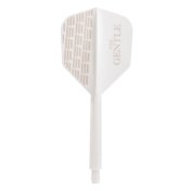 Plumas Condor Axe Shape The Gentle White L 33.5mm 3 Uds.