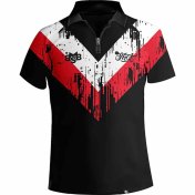 Polo Shot Michael Smith Darts Bully Boy White Strip S - 2