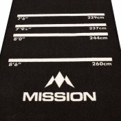 Darts Mat Mission Darts 290cm x 60cm Samurai  - 2