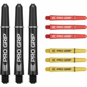 Cañas Target Pro Grip Shaft Int 3 sets Negro-Blanco-Amarillo (41mm)