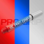 Cañas Target Pro Grip Shaft Int 3 sets Rojo-Azul-Blanco (41mm) - 2