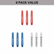 Cañas Target Pro Grip Shaft Int 3 sets Rojo-Azul-Blanco (41mm) - 3