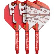 Plumas Target Stephen Bunting (3 Sets) Plumas + Cañas Short