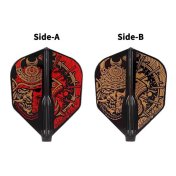 Plumas Fit Flight Samurai Skull A Negro Shape - 2