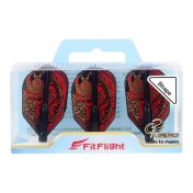 Plumas Fit Flight Samurai Skull A Negro Shape - 3