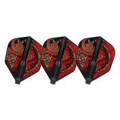 Plumas Fit Flight Samurai Skull A Negro Shape - 1