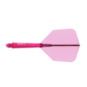 Plumas Cuesoul Rost 77 Naranja-Morado-Rosa Transparente Big Wing - 3