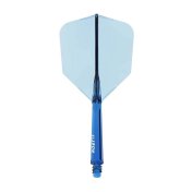 Plumas Cuesoul Rost 77 Transparente Azul Big Wing - 2