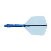 Plumas Cuesoul Rost 77 Transparente Azul Big Wing - 3