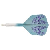 Plumas Condor Axe Shape Charm Rosa Kwok Blue S 21.5mm 3 Uds. - 3