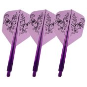 Plumas Condor Axe Shape Charm Morada Kwok S 21.5mm 3 Uds. - 2