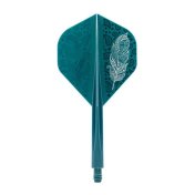 Plumas Condor Axe Doodle Feather Verde Azul Standard S 21.5m 3 Uds. 