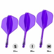 Plumas Winmau Darts Fusion Morado Short 22-64mm N2 - 3