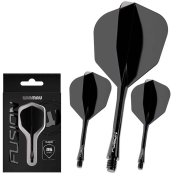 Plumas Winmau Darts Fusion Black Medium 34-76mm N6 - 2