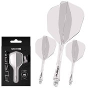 Plumas Winmau Darts Fusion Transparente Medium 34-76mm N6 - 2