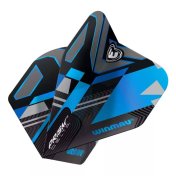 Plumas Winmau Darts Prism Delta Galactics Negro Azul - 3