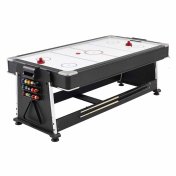 Multijuego giratorio 4 en 1 Verde- (Billar, Air Hockey - Ping-Pong, Mesa comedor) - 4